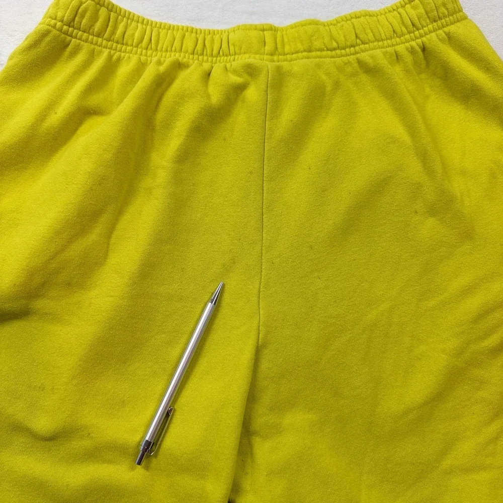 The North Face‎ Fleece Shorts Mens Medium Yellow Good SP21 A4AAG
